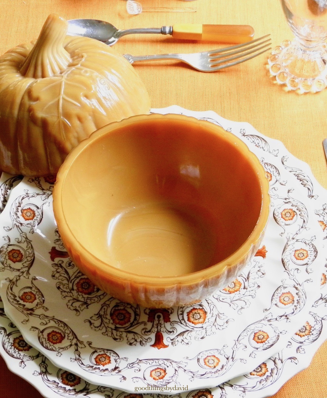 L.E. Smith Caramel Glass for Martha by Mail