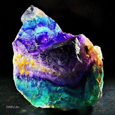 Spectacular Minerals  Rainbow Fluorite.