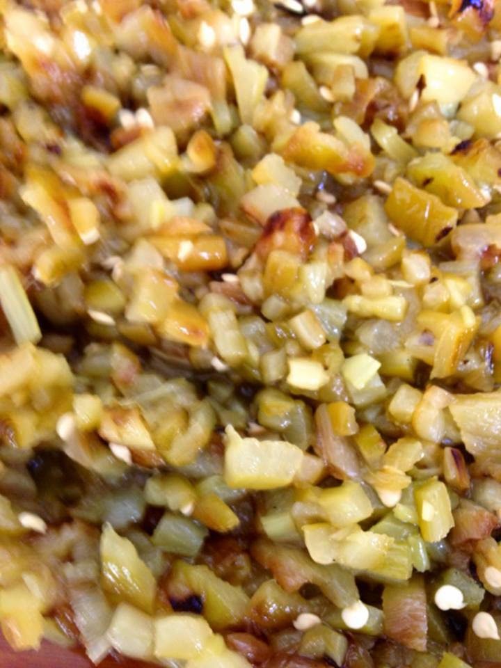 Healthy And Tasty Kyopolu Eggplant salad / dip (vegan)