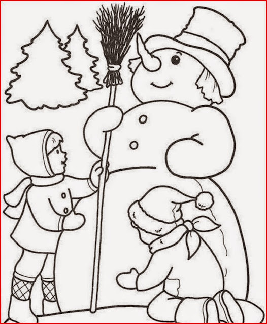 winter coloring pages and clip art coloring.filminspector.com