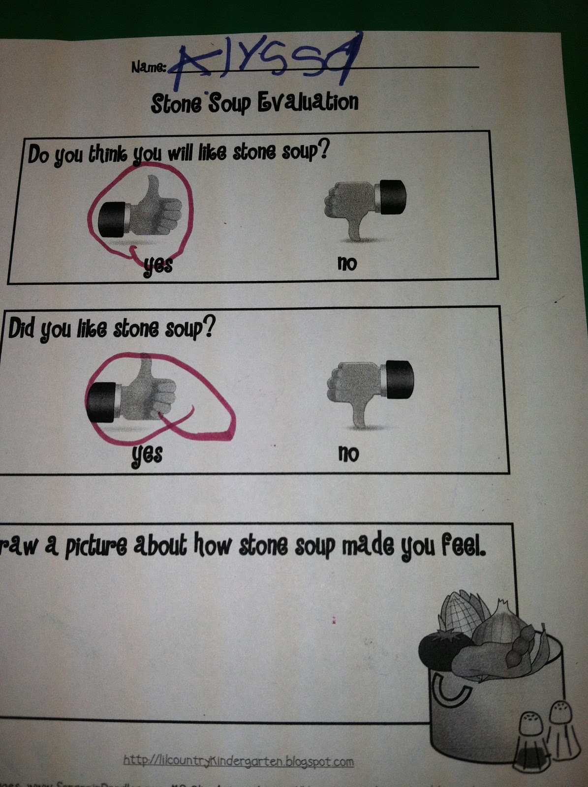 Teaching Kindergarten Kiddos: Stone Soup and Turkeys!