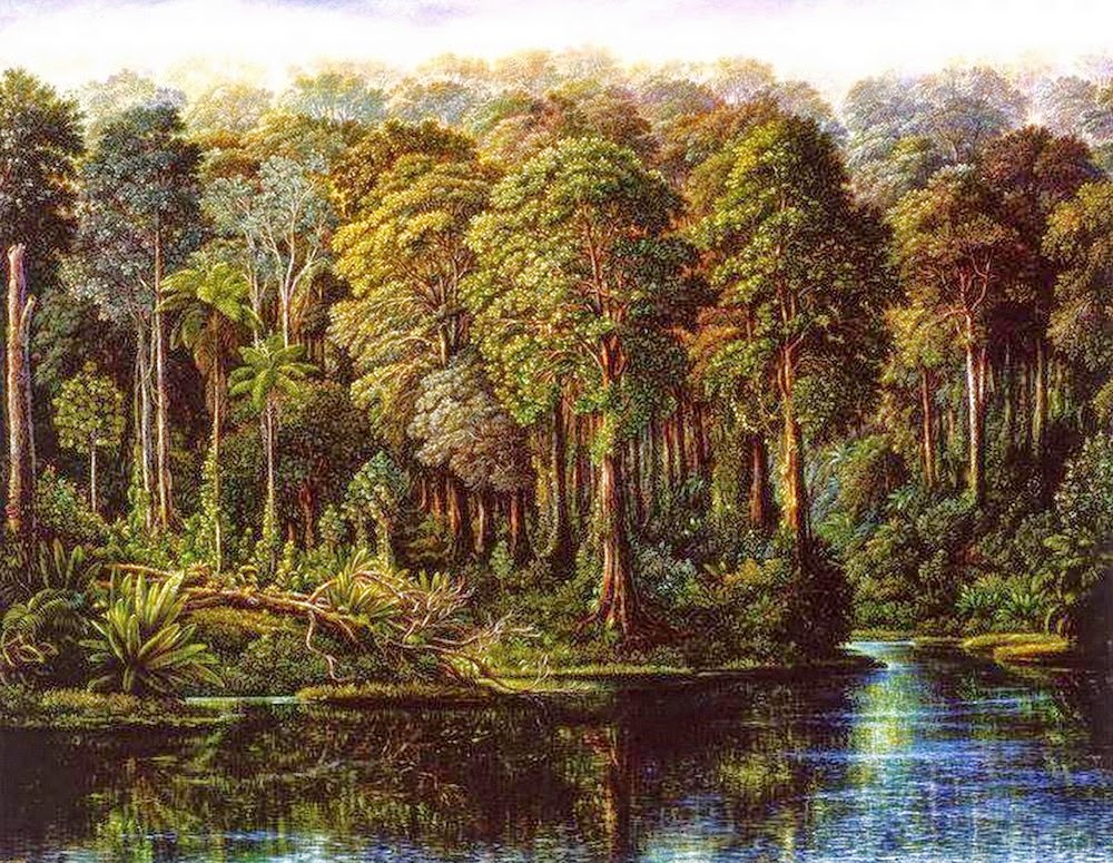 paisajes-naturales-cuadros-realistas pinturas-al-oleo-de-paisajes-naturales