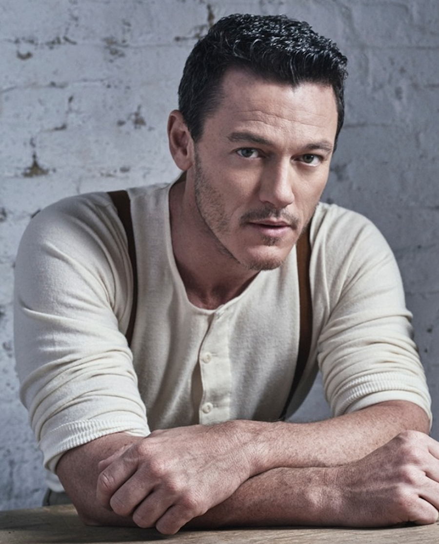 my new plaid Luke Evans is the L in the LGBT Fest