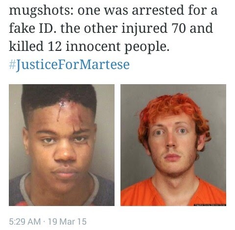 IMG 20150320 081433 Mugshots that show how US police handle black and while culprits