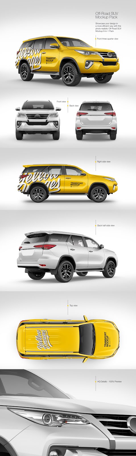 Download Panel Van Mockup Pack Yellowimages Mockups