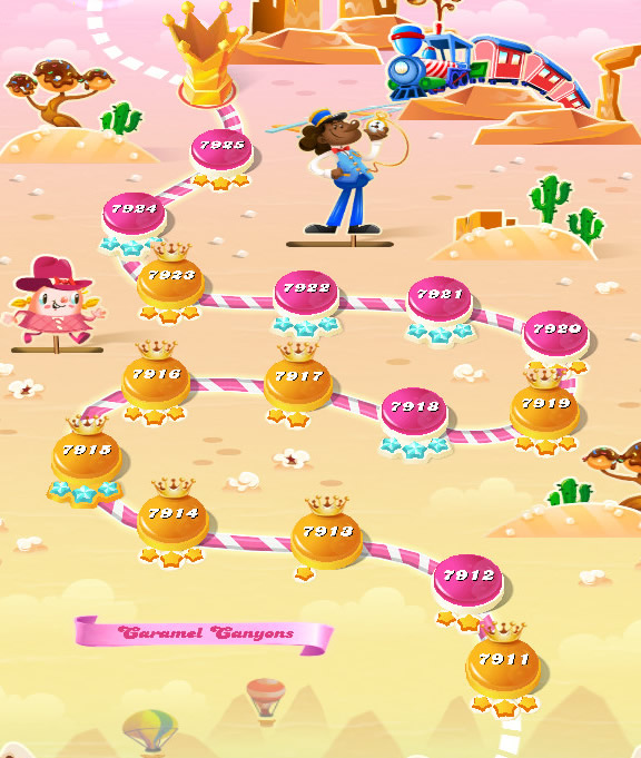 Candy Crush Saga level 7911-7825 Candy Crush Saga level 7911-7825