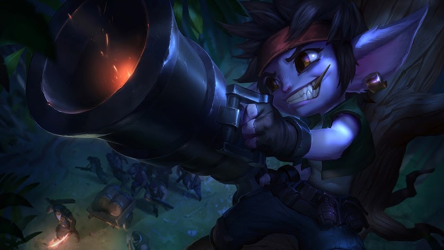 Tristana, LoL, Guerilla, Splash Art, 4K, #498 Wallpaper