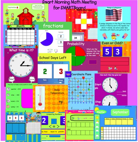 Play, Learn, & Grow Together SMARTBoard Morning Math Meeting With
