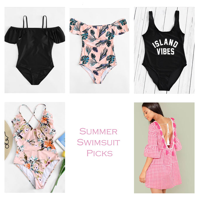 Summer 2018 Swimsuit Ideas Shopping List Blogger Outfits