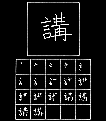 kanji ceramah, teguran