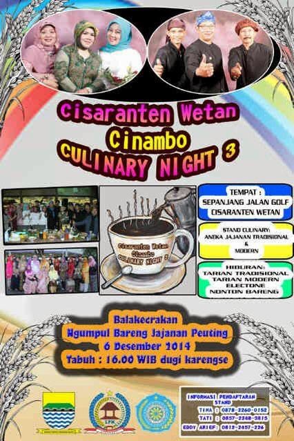 Cinambo Culinary Night III - 6 Desember 2014