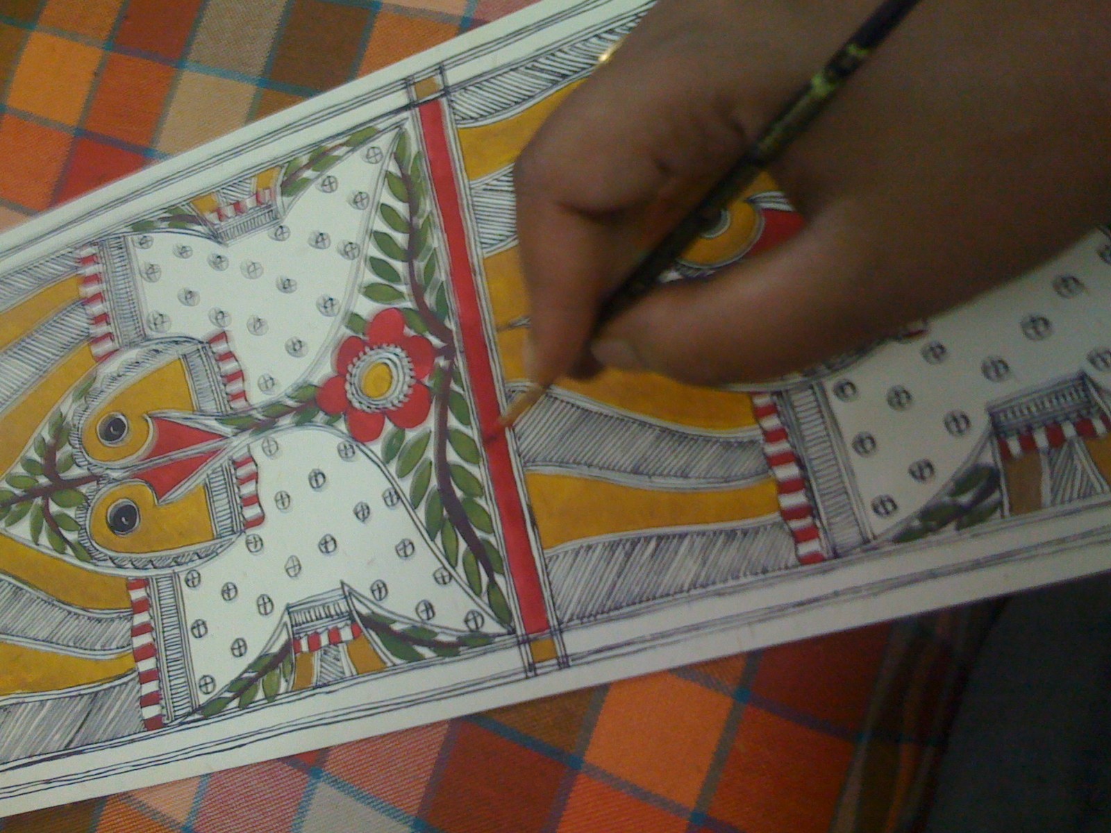 Madhubani Paintings by Vidushini The Making of a Madhubani Painting