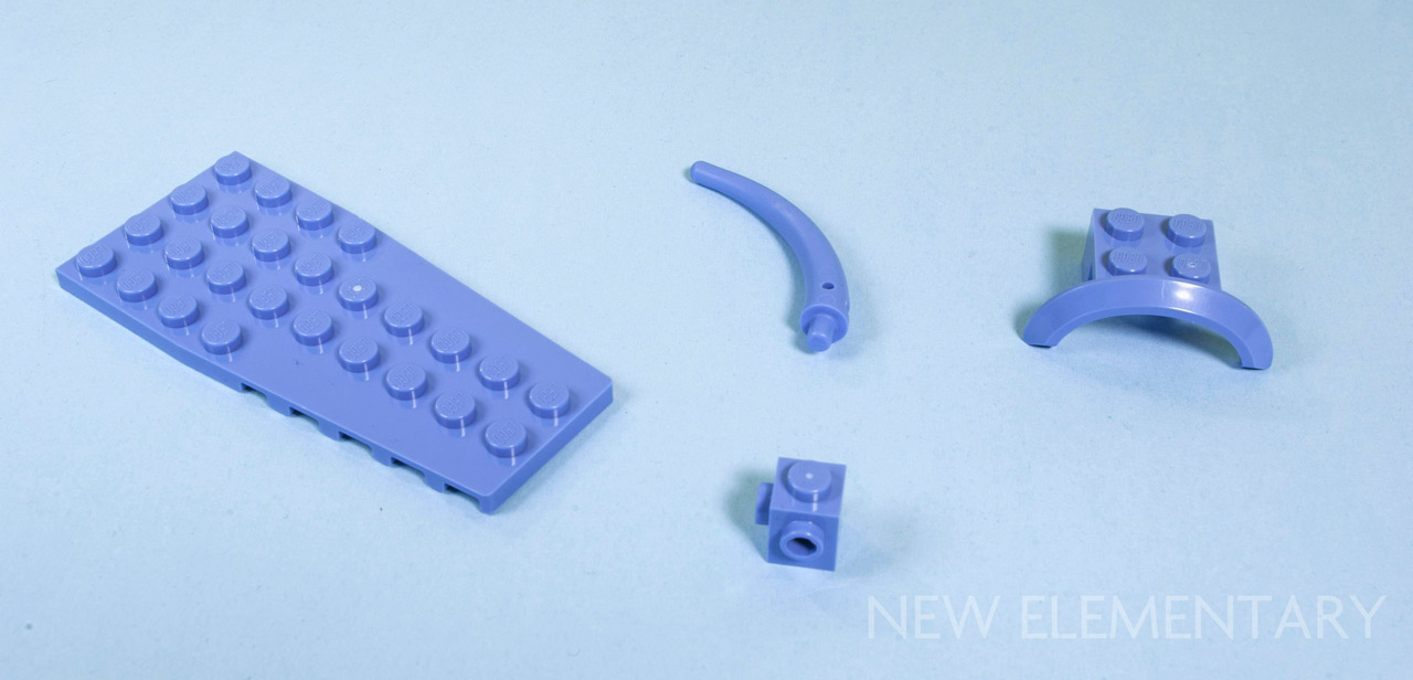 Lego Lot of 5 New Light Bluish Gray Engine Smooth Large Center Parts Pieces