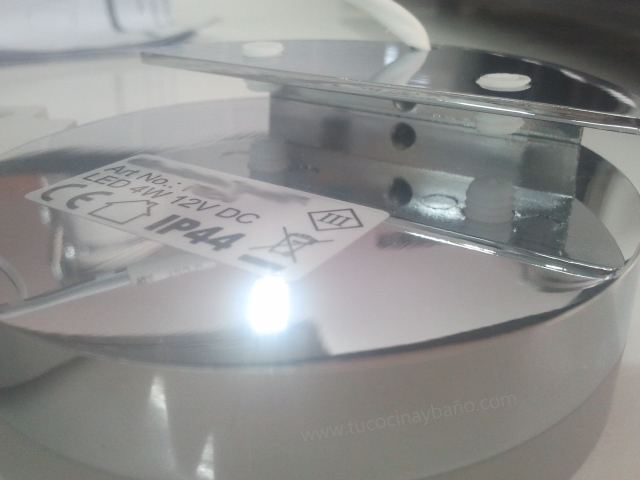 Foco led baño redondo | tu Cocina y Baño