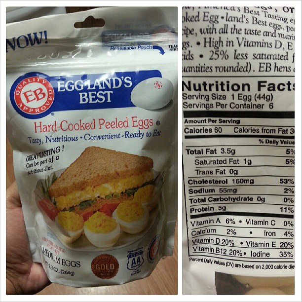 Shannon's Lightening the Load Eggland’s Best HardCooked Peeled Eggs