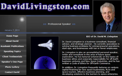 David Livingston Space Show