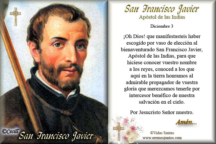 Imágenes de Cecill Estampita y Oración a San Francisco Javier Imágenes de Cecill Estampita y Oración a San Francisco Javier