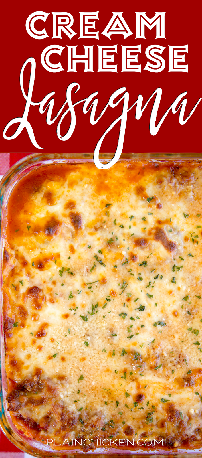 Cream Cheese Lasagna Plain Chicken®