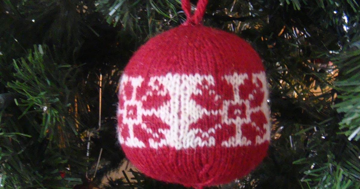 Knitted Thoughts Knitted Christmas Ornaments