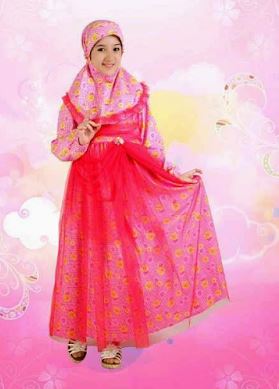 gambar model baju muslim anak perempuan terbaru