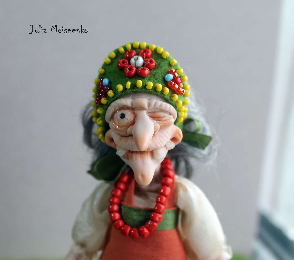 Julia Moiseenko HANDMADE: Новенькая Баба Яга / New russian witch Baba ...