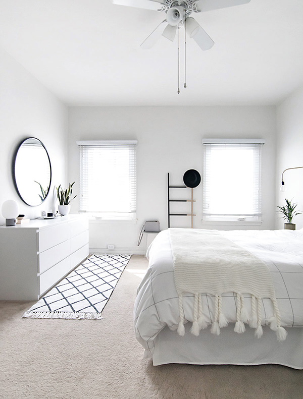 2 IDEAS PARA DECORAR con éxito tu dormitorio en blanco & negro - Boho