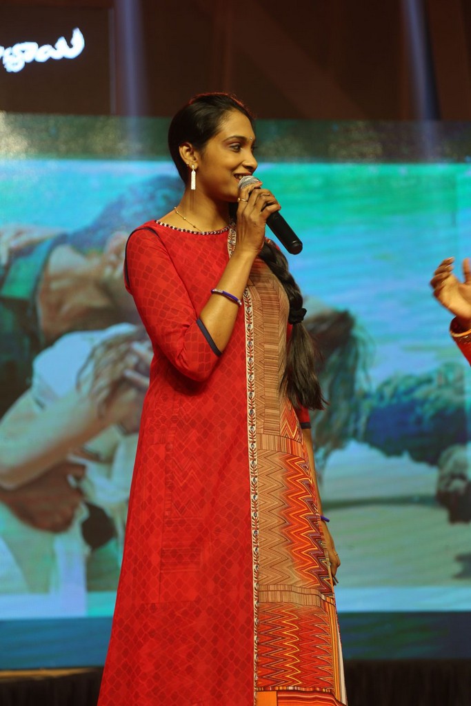 Telugu Singer Anjana Sowmya Stills At Audio Launch