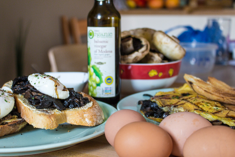 Svelte salivations Portobello Mushroom Mania Two Ways with Eggs for