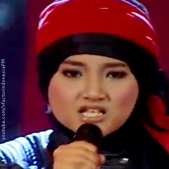 Fatin di Gala Live Show tadi malam menyanyikan lagu don't's speak dari no doubt