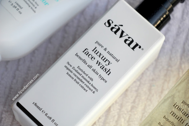 Savar luxury face wash review
