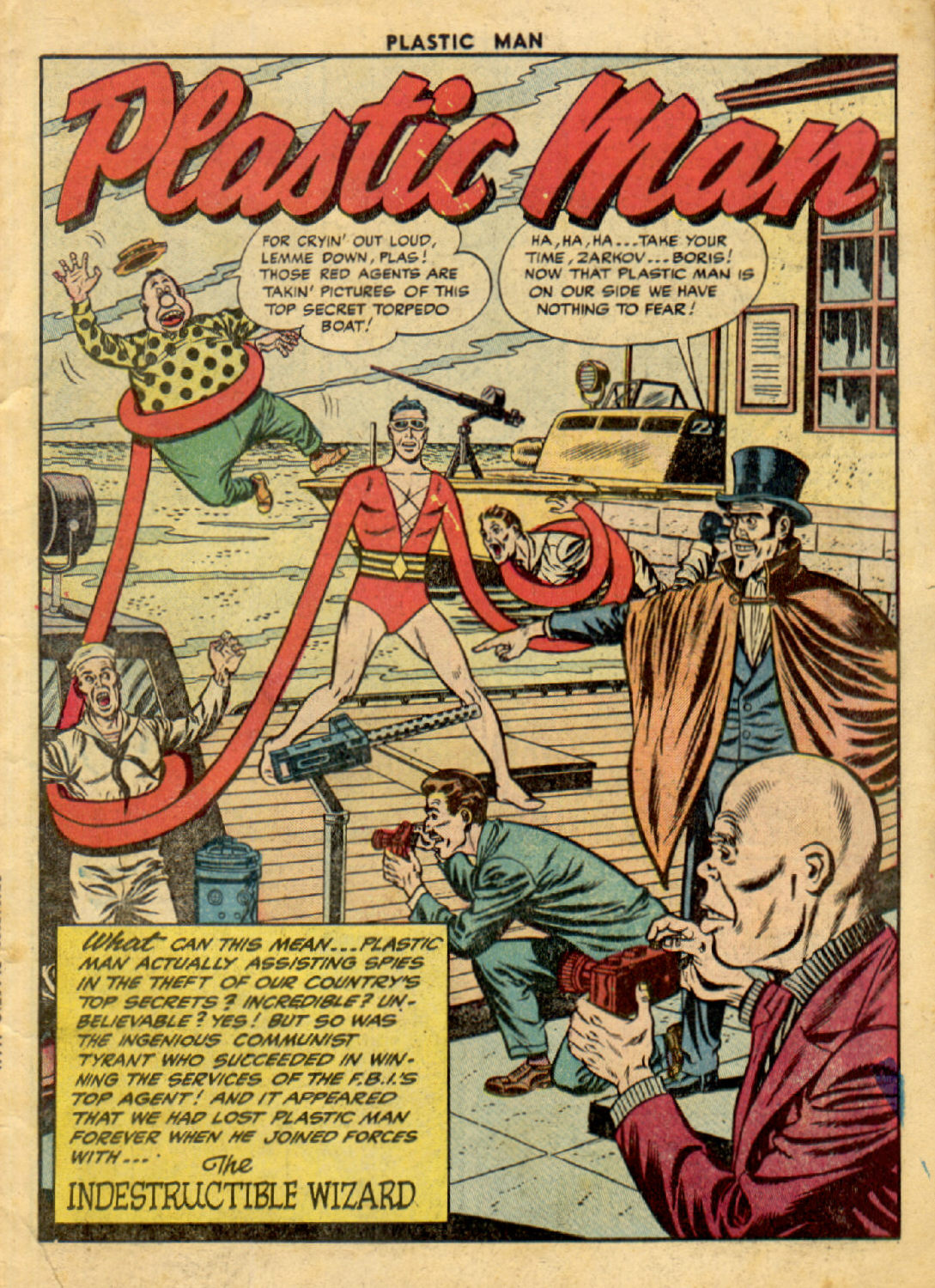 Read online Plastic Man (1943) comic -  Issue #52 - 2