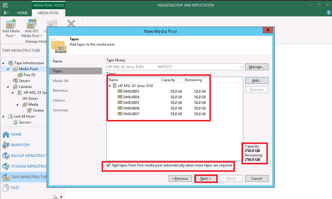 How to add Tape Server in Veeam Backup and Replication Techmint