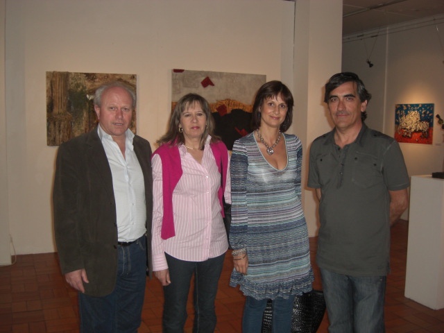 Urbano, Carla and the Director of the Lamego Museum and his wife