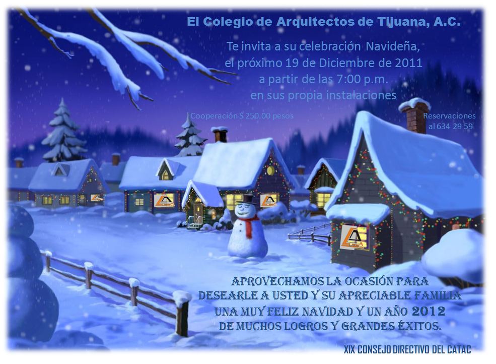 INVITACION A CENA NAVIDEÑA
