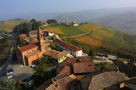 A typical hamlet in the picturesque Langhe area of  Piedmont