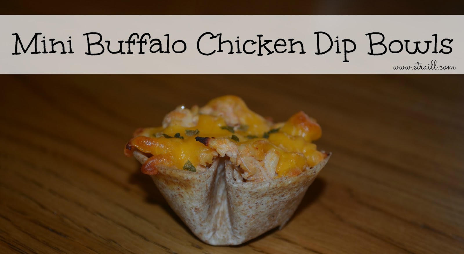 Stronger than the Average Mom Mini Buffalo Chicken Dip Bowls