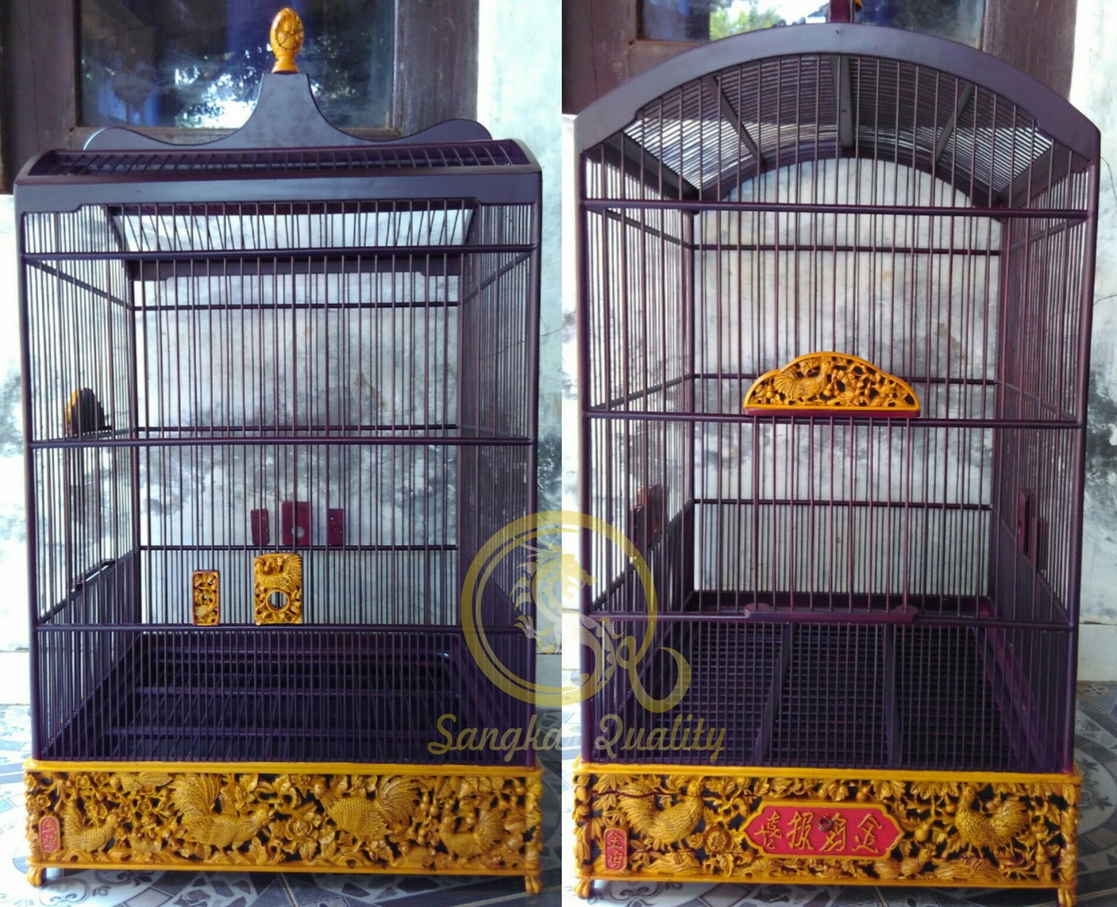 Sangkar Bnr Ukir Cungkok Motif Ayam Sangkar Quality