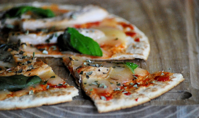  Pizzas de tortilla mexicana a la plancha 