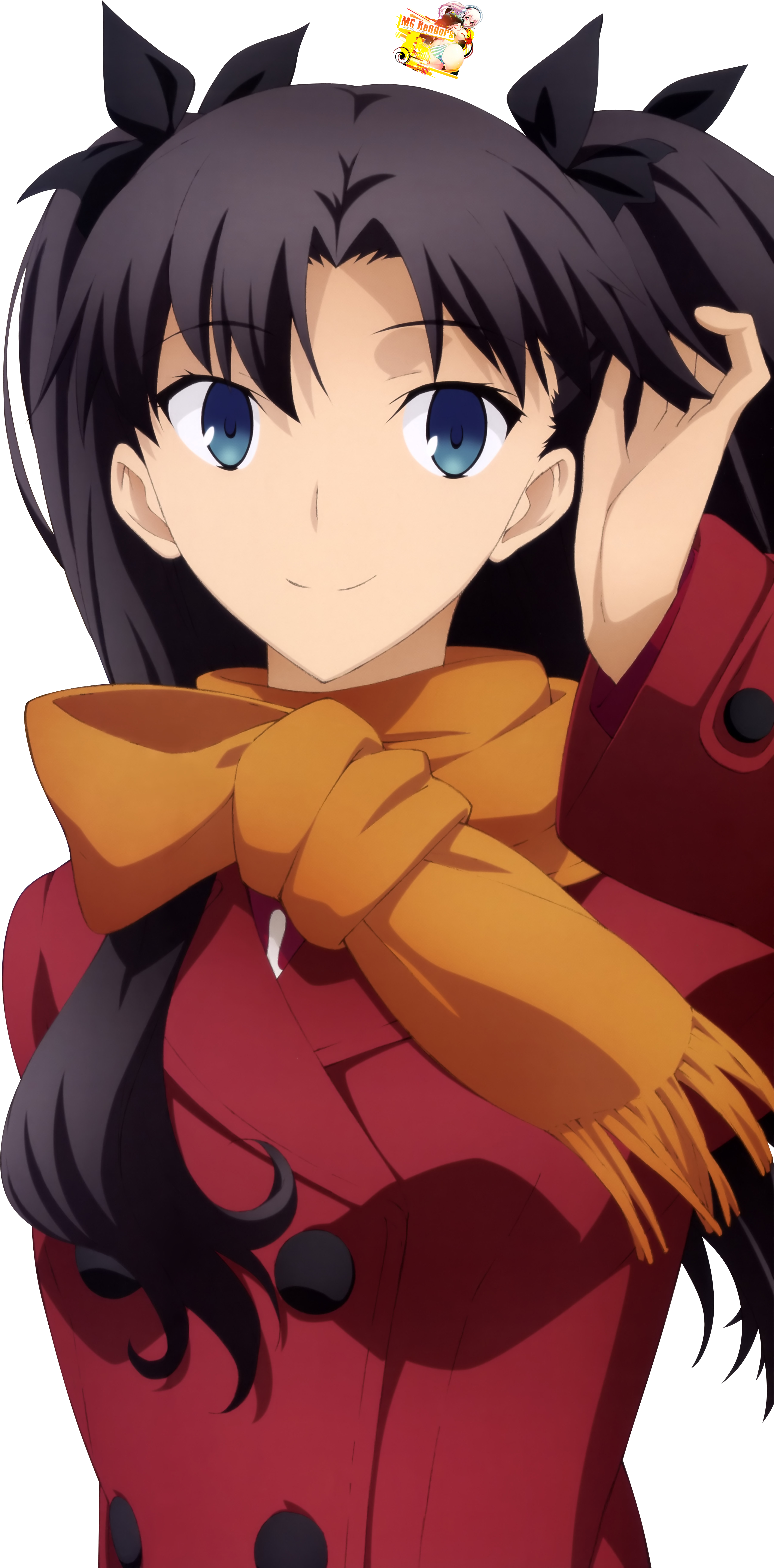 Fate/stay night - Tohsaka Rin Render 21 - Anime - PNG Image without