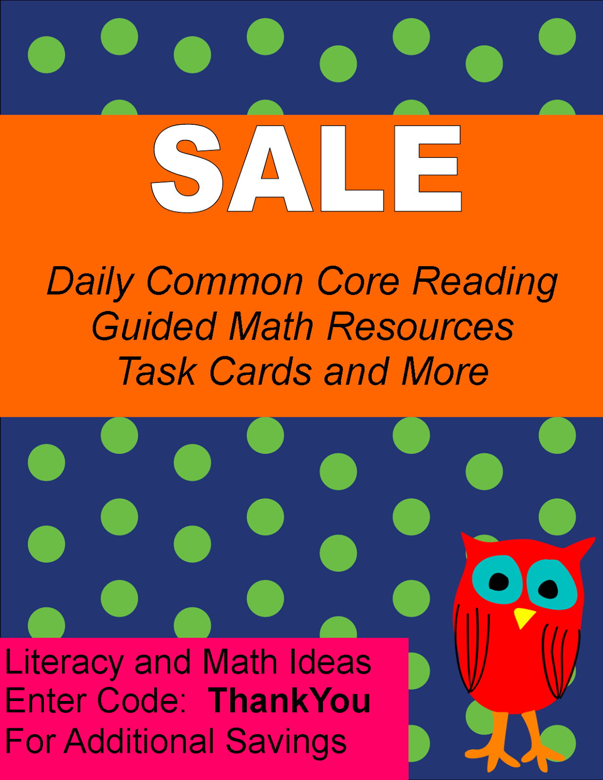 Literacy & Math Ideas Teacher Appreciation Week Sale