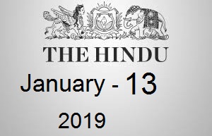 The Hindu Newspaper Today 13 January 2019 Download PDF