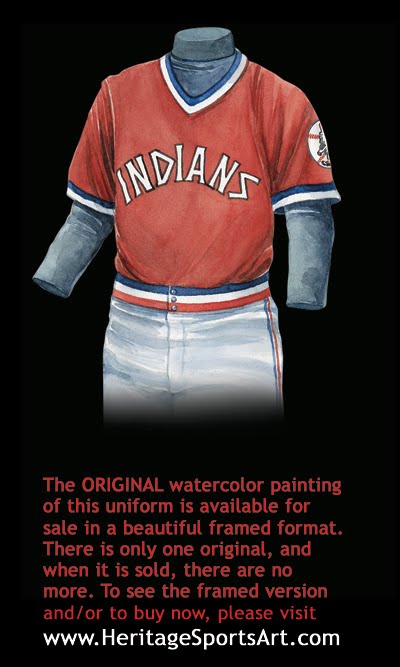 cleveland indians uniform history