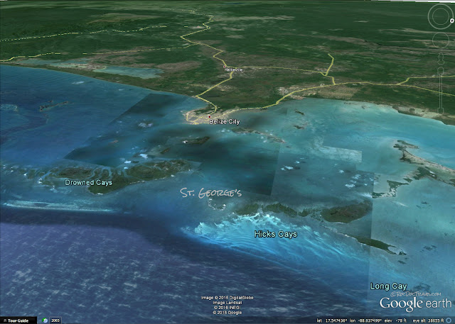 Belize Central America geology travel trip tour reef karst caves ocean coral copyright RocDocTravel.com