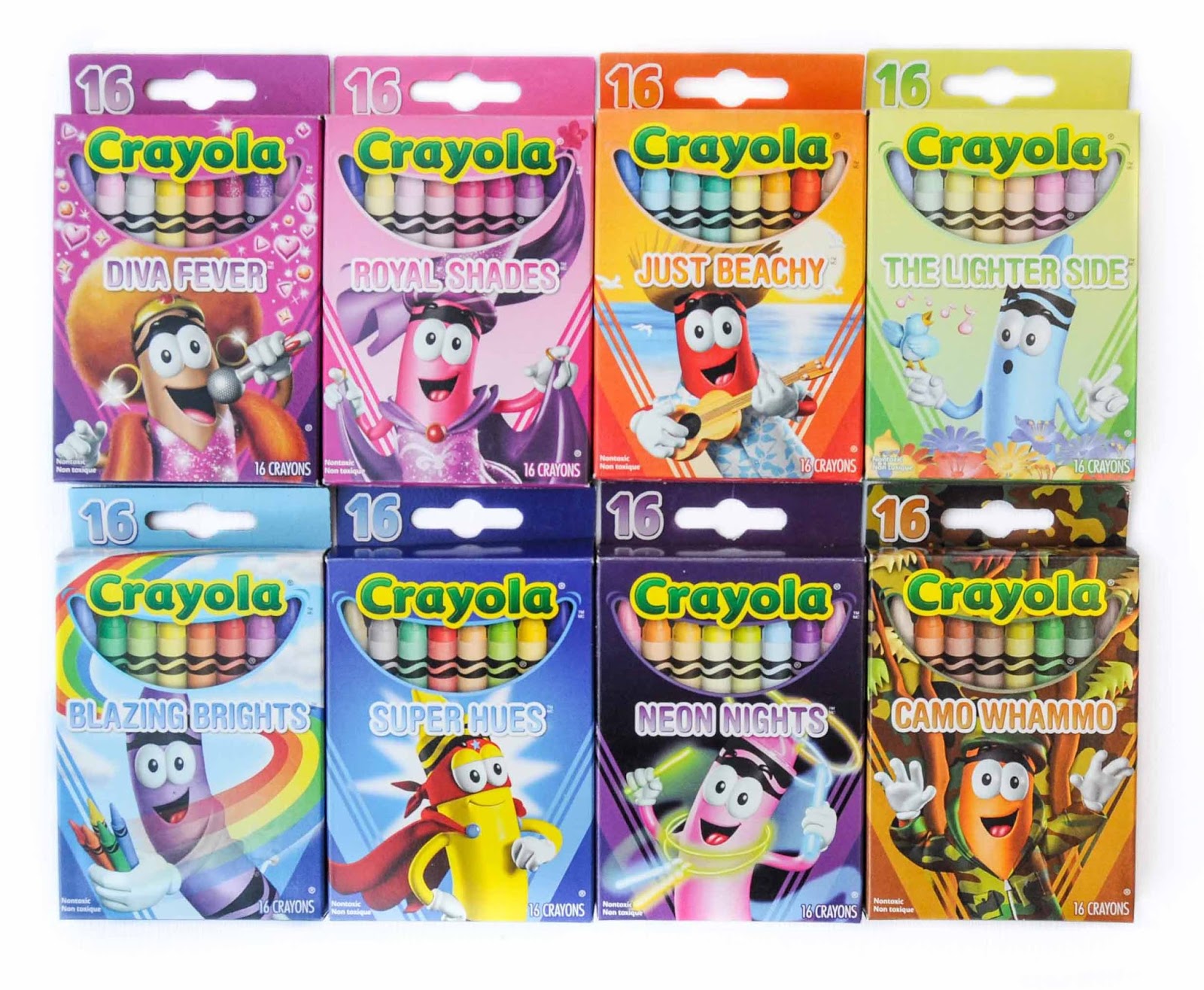 RoseArt 16-Count Crayons CYV72 Packaging May Vary 