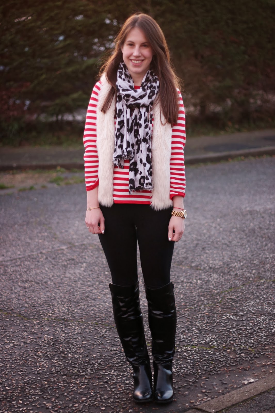 Five Minute Style: Candy Cane Stripes