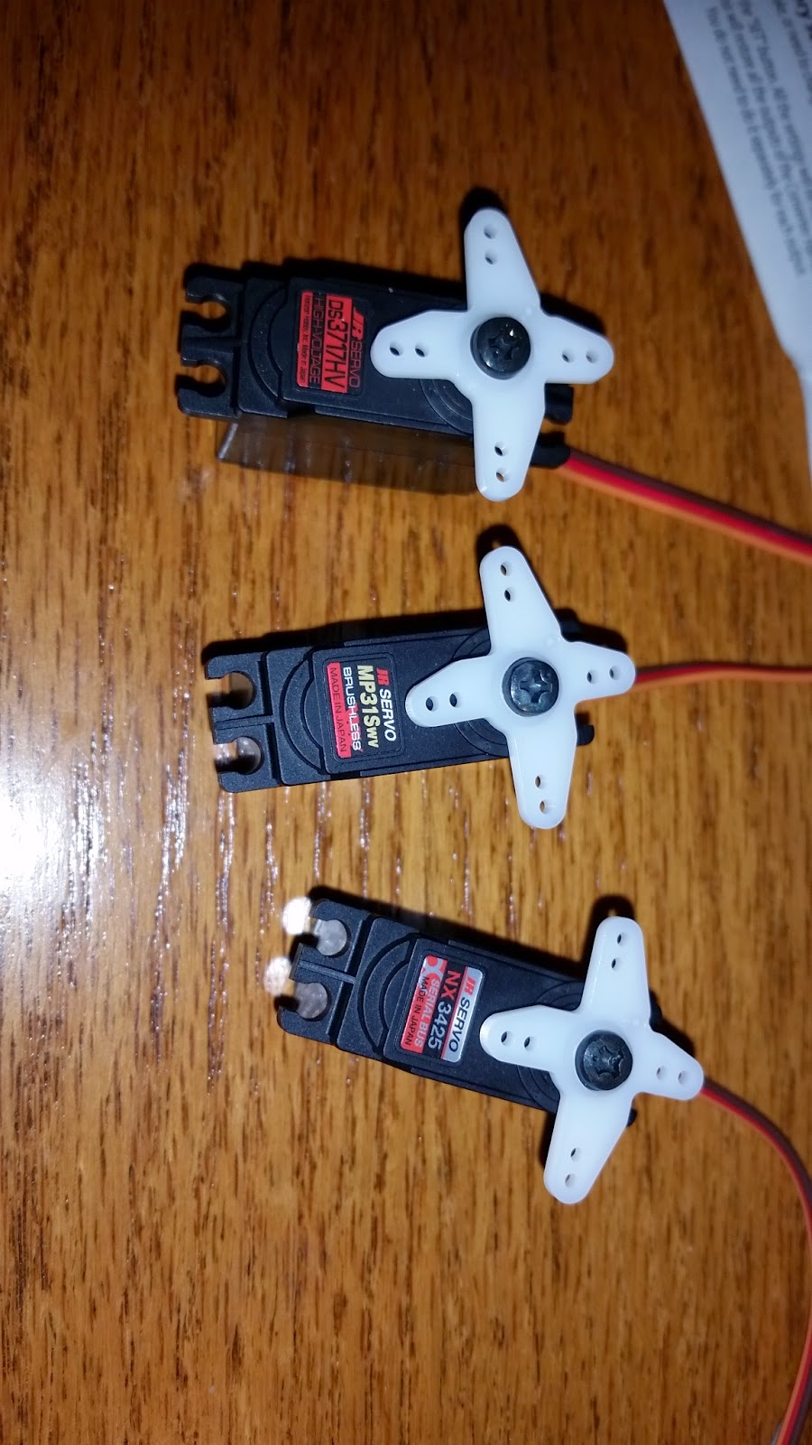 F3b Soaring in USA JR tail Servos for Sailplanes