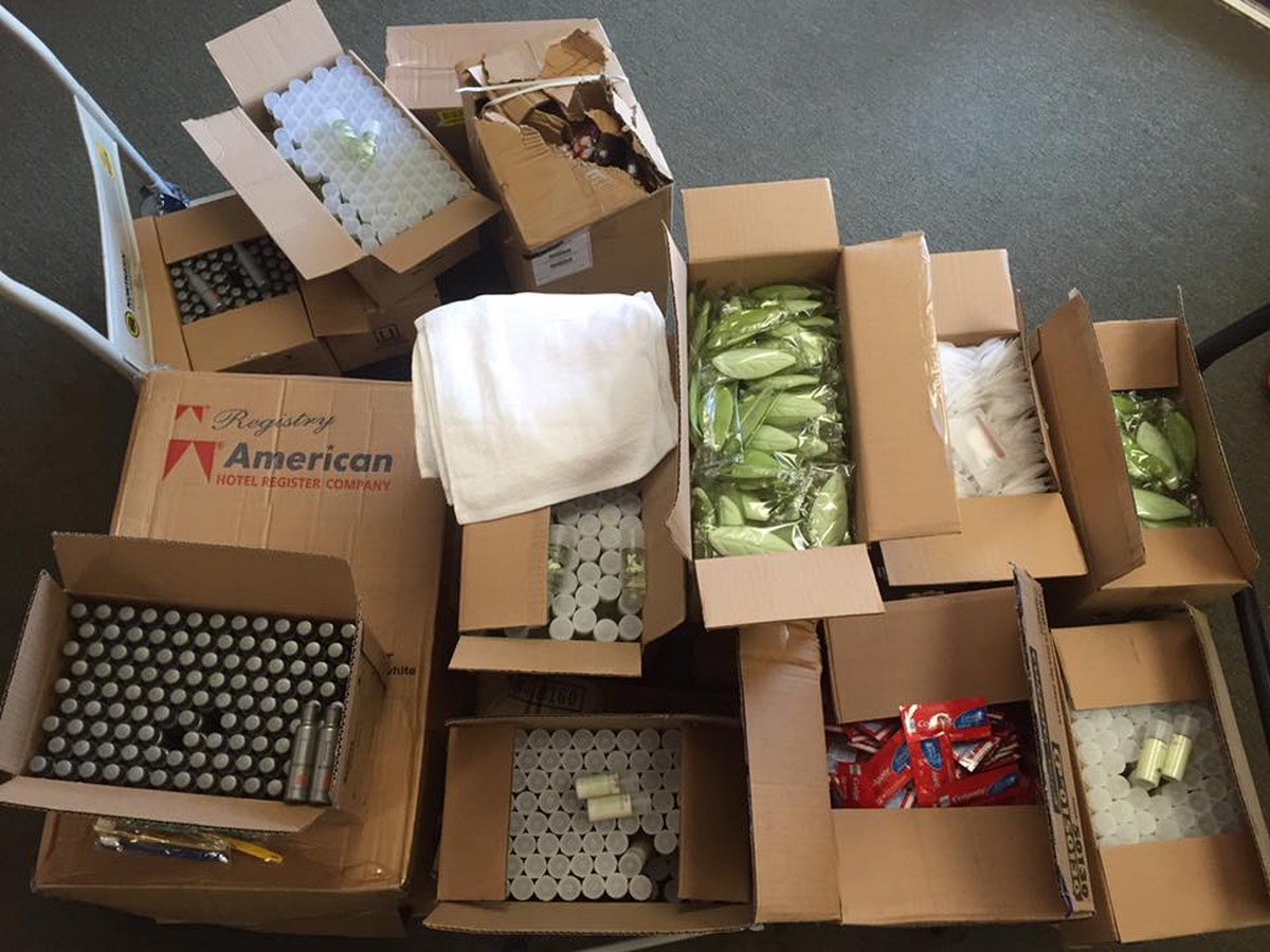 Care Packages for Soldiers American Hotel Register Company Donates