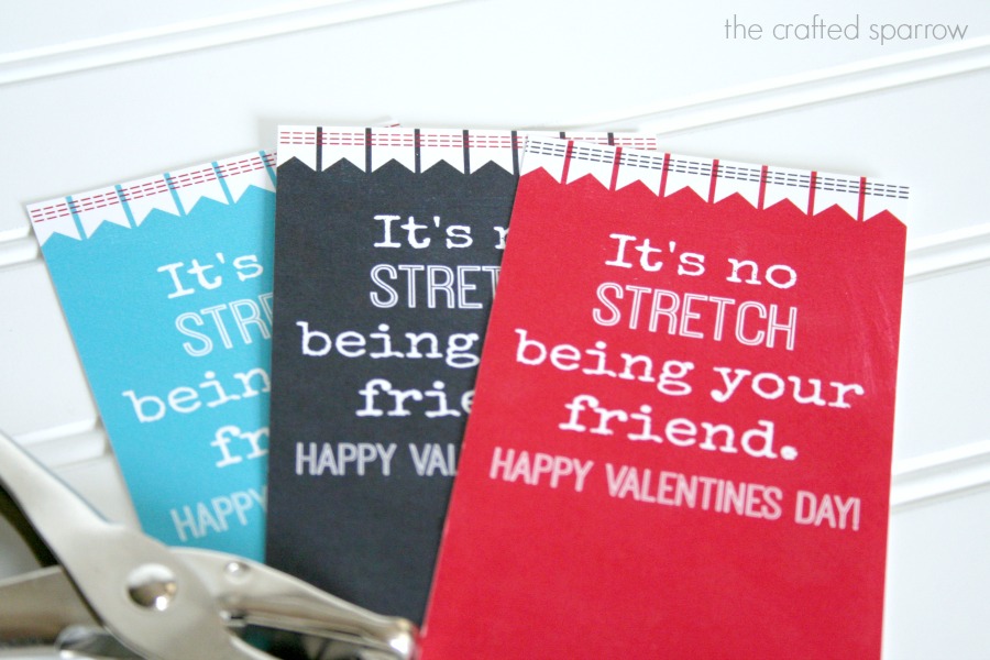 Loom Band Printable Valentine