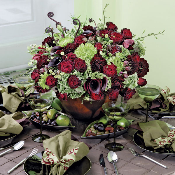 centros de mesa para bodas con flores