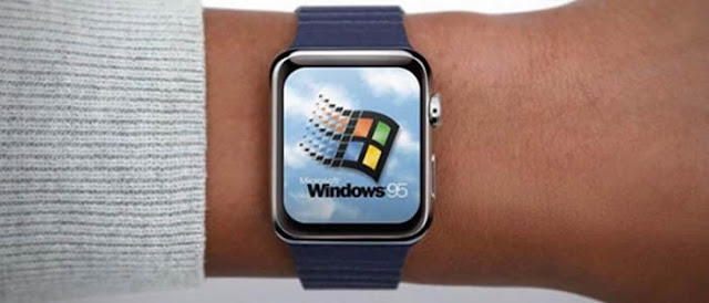 Desenvolvedor instala Windows 95 em um Apple Watch.
